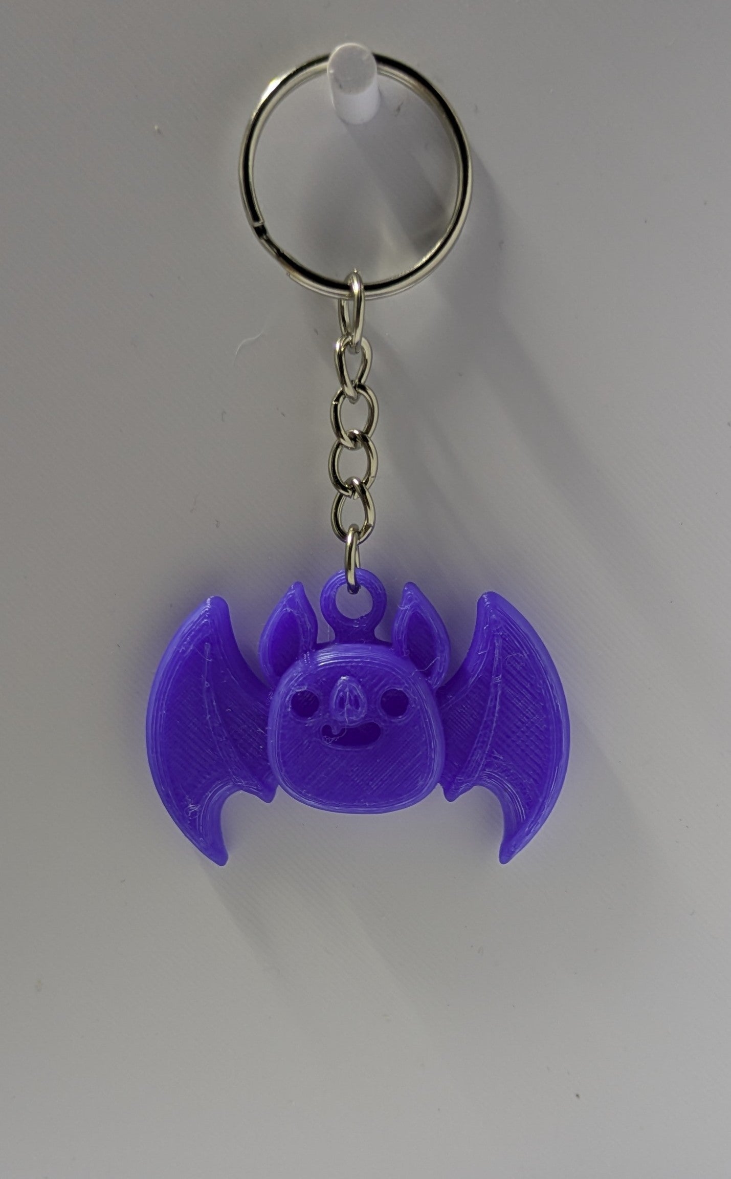 Heat colour changing bat keyring